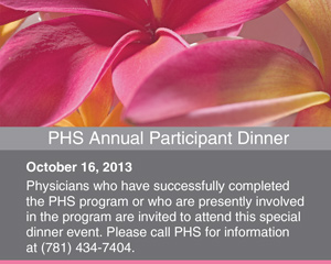 PHS Annual Dinner 2013