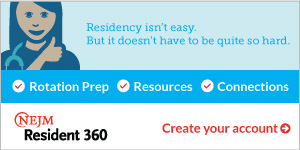 NEJM Resident 360  Ad