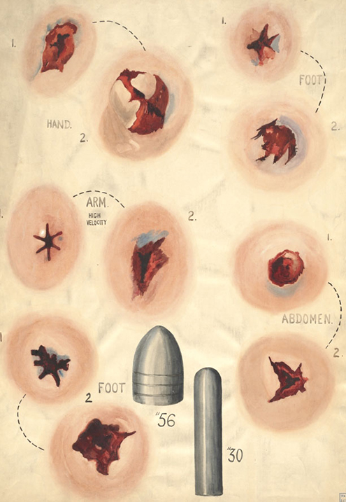 Gunshot Illustration Gunshot Illustration
