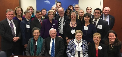 MMS members and officers met with Sen. Elizabeth Warren on Feb. 28 in Washington, D.C.