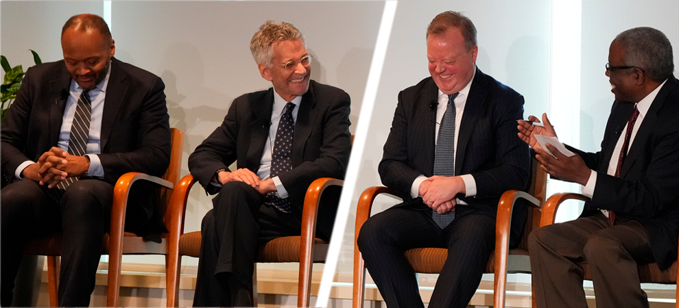 Michael Curry, Esq.; John Auerback, MBA; Paul Biddinger, MD; and Harold Cox at Future Health Best