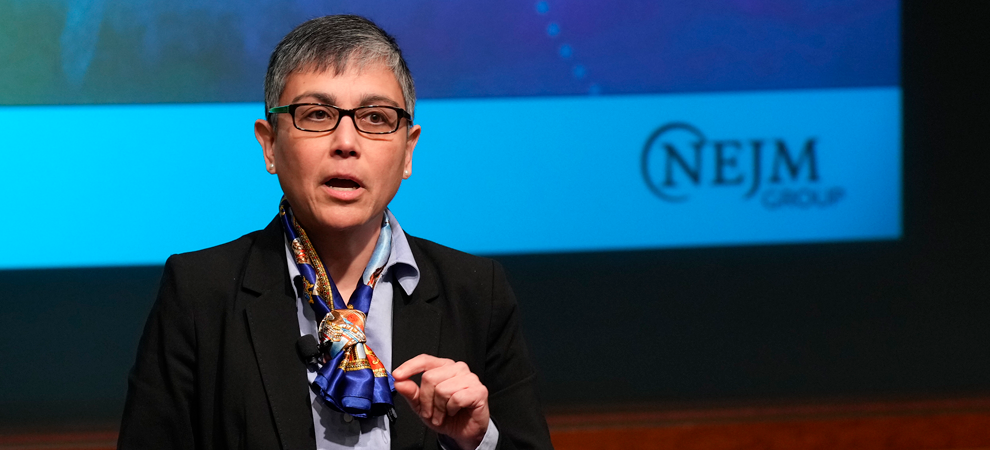 Keynote speaker Marcela del Carmen, MD at Future Health Best